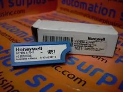 HONEYWELL ST7800A1047 1051 40 SEC PURGE TIMER USE WITH 7800 SERIES NEW QUANTITY!