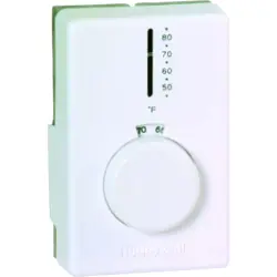  HONEYWELL HIGH PERFORMANCE ELECTRIC HEAT THERMOSTAT FOR RESISTIVERATED;