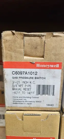 PRESSURE SWITCHES FOR