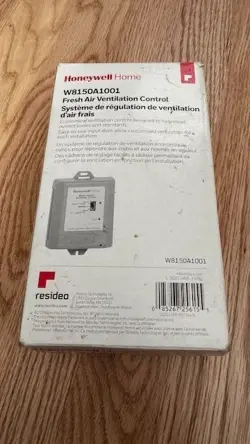 HONEYWELL HOME FRESH AIR VENTILATION CONTROL W8150A1001