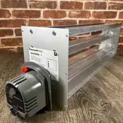 HONEYWELL ZD24X8TZ - 24 INCH X 8 INCH -  24V AUTOMATIC RECTANGULAR DAMPER