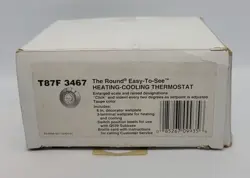 EASY-TO-SEE HEATING-COOLING THERMOSTAT