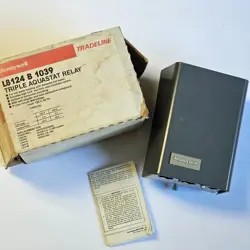 HONEYWELL L8124B1039 TRIPLE AQUASTAT RELAY FOR HOT WATER HEATER, L8124 B 1039