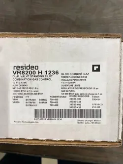 HONEYWELL VR8200H1236 STANDING PILOT GAS VALVE SLOW OPENING