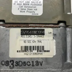 HONEYWELL  SV9541M2094 FURNACE SMART GAS VALVE HQ1013350HW