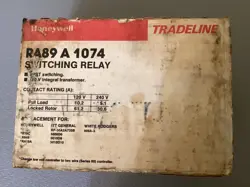 HONEYWELL TRADELINE SWITCHING RELAY RA89 A 1074