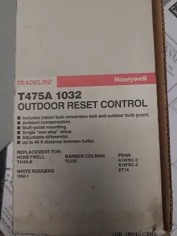 HONEYWELL OUTDOOR RESET CONTROL T475 A 1032