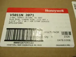 NEW HONEYWELL V5011N-2071 DIRECT 1-1/4