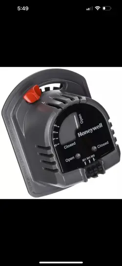 HONEYWELL HOME-RESIDEO DAMPER ACTUATOR FOR ARD AND ZD ZONE DAMPERS