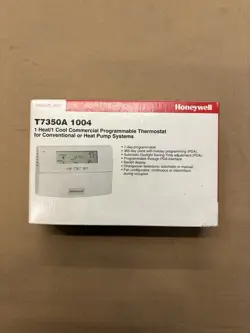 HONEYWELL COMMERCIAL PROGRAMMABLE THERMOSTAT OEM T7350A 1004