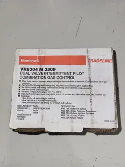 HONEYWELL VR8304M3509 GAS VALVE