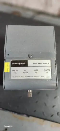HONEYWELL TRADELINE M934A 1292 MODUTROL DAMPER VALVE MOTOR