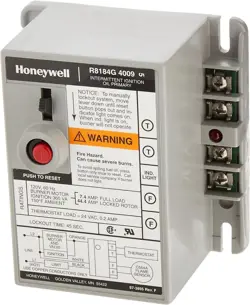 HONEYWELL INTERNATIONAL OIL BURNER CONTROL - R8184G4009
