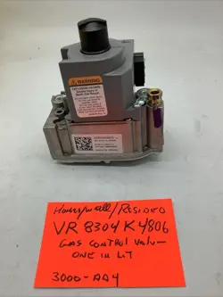 HONEYWELL RESIDEO GAS VALVE/VR8304K 4806/ ONE IN LOT/ 3000-AA4