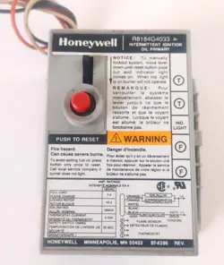 HONEYWELL OIL BURNER PRIMARY CONTROL R8184G4033