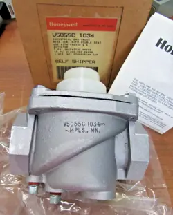 🔥NEW HONEYWELL V5055C 1 INCH INDUSTRIAL GAS VALVE FM DOUBLE SEAT V5055C 1034 3