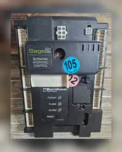 BURNHAM SAGE 2.1 HYDRONIC BOILER CONTROL HONEYWELL R7910B1020