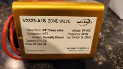 VALEMO MOTORIZED ZONE VALVES, 2-WAY, 3/4