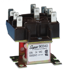 90340 R8222D1014 DPDT SWITCHING FAN RELAY REPLACEMENT FOR HONEYWELL HVAC/R 24V
