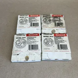 (LOT OF 4) HONEYWELL Q539A 1014 THERMOSTAT SUBBASE TAUPE FOR USE WITH T87F