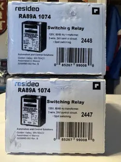 RESIDEO RA89A 1074 SWITCHING RELAY LOT OF 2. HONEYWELL ALTERNATIVE