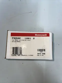 NEW OLD STOCK! HONEYWELL P658E 1001 2 PNEUMATIC ELECTRIC SWITCH RELAY