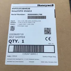 HVFD2D3B0020 HONEYWELL SMARTVFD HVAC2