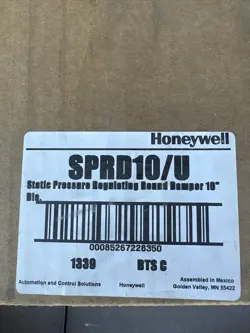 PRESSURE REGULATING ROUND DAMPER SPRD10/U HONEYWELL