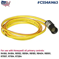 C554A1463 CADMIUM SULFIDE FLAME DETECTOR FOR HONEYWELL R8182 OIL PRIMARY CONTROL
