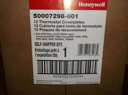HONEYWELL 50007298-001 THERMOSTAT COVERPLATE - QTY:12 PER BOX 185524