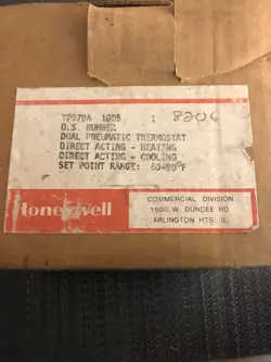 HONEYWELL TP979A1005 PNEUMATIC THERMOSTAT KIT HEAT AND COOL NEW! 14002029-001