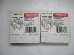QTY 2 HONEYWELL Q539C 1020 THERMOSTAT SUBBASE FOR T87F THERMOSTATS FREE SHIPPING