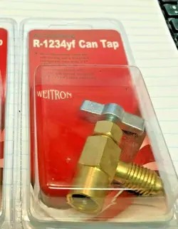 R1234YF CAN TAP MADE FOR THE NEW STYLE HONEYWELL R1234YF  SELF-SEALING CANS
