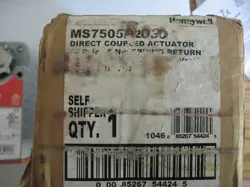 HONEYWELL MS7505A2030  SPRING RETURN DIRECT COUPLED ACTUATOR  24VAC
