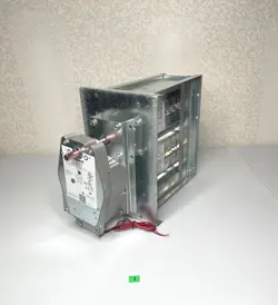 NEW GREENHECK VCD-23 12X12 DAMPER WITH HONEYWELL MS8104F1010 ACTUATOR
