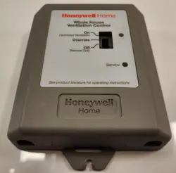 GREY HONEYWELL FRESH AIR VENTILATION WHOLE HOUSE CONTROL 24 VAC 0.6 A W8150A1001