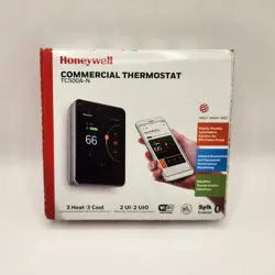 HONEYWELL TC500A-N TOUCHSCREEN WIRELESS THERMOSTAT - (BRAND NEW - OPEN BOX)