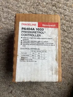 HONEYWELL PA404A 1033 / PRESSURETROL CONTROLLER
