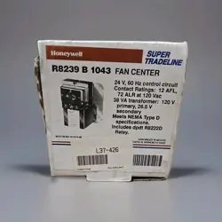 HONEYWELL R8239B1043 40 VA FAN CENTER