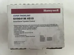 NEW HONEYWELL SV9641M 4510 SV9641M4510 SMARTVALVE SMART VALVE FURNACE GAS VALVE