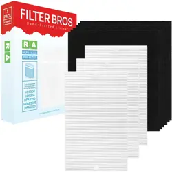 FILTER BROS HRF-R3/A300 3 HEPA 6 CARBON REPLACEMENT FITS HONEYWELL HPA300 SER...