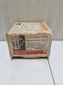 NEW HONEYWELL V4046A 1058 DELAYED OIL VALVE