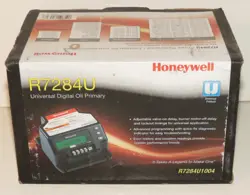 HONEYWELL R7284U1004 UNIVERSAL ELECTRONIC DIGITAL PRIMARY OIL BURNER CONTROL