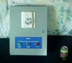 NOB HONEYWELL NOVAR LKDT-PNL-1 REFRIGERANT GAS LEAK DETECTION ALARM PANEL BOX