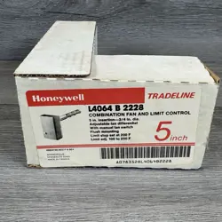 RESIDEO OR HONEYWELL L4064B2228 FAN & LIMIT L4064A 5” DEPTH FURNACE CONTROL
