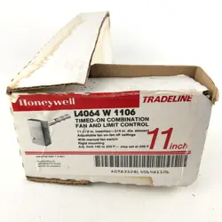 HONEYWELL L4064W1106 TIMED ON COMBINATION FAN & LIMIT CONTROL 11
