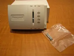 HONEYWELL T8034C1606 LOW VOLTAGE THERMOSTAT 1 STAGE HARDWIRED TAUPE NEW