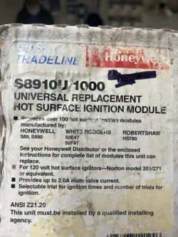 HONEYWELL HOT SURFACE IGNITION MODULE