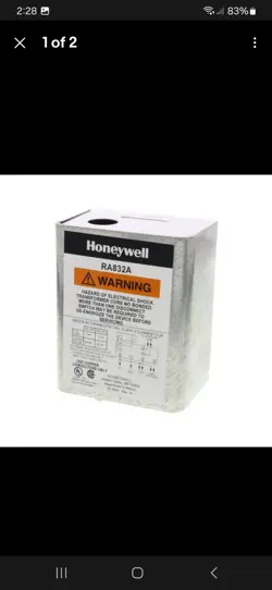 GENUINE HONEYWELL RA832A1066 1066 174H / OEM FURNACE SWITCHING RELAY NEW