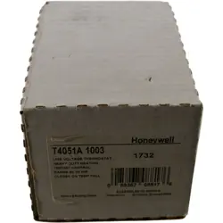 NEW HONEYWELL T4051A1003 HEAVY DUTY LINE VOLTAGE THERMOSTAT 120/240V